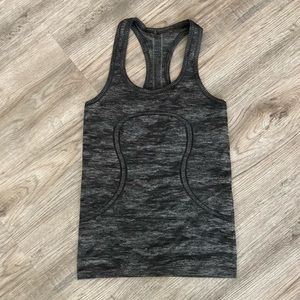 Lululemon Heathered Black Swiftly Tank